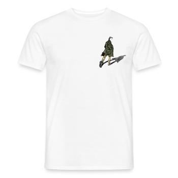 The Dapper Guy - Männer T-Shirt - Weiß - Vorne - AI Model Male 178 dark (178cm)