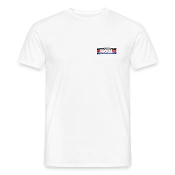 Frise orientale | Moin | Drapeau - T-shirt homme - blanc - Devant - AI Model Male 178 dark (178cm)
