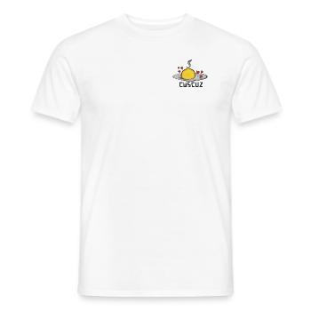 J’adore Cuscuz - T-shirt homme - blanc - Devant - AI Model Male 178 dark (178cm)