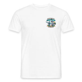 Wenn der Flieger landet – Mallorca - Männer T-Shirt - Weiß - Vorne - AI Model Male 178 dark (178cm)