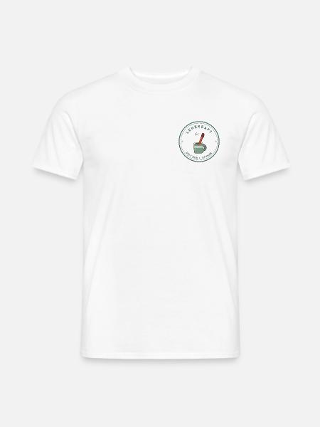 Kaffee & Rotstift Retro für Lehrer und Lehrerinnen - Männer T-Shirt - Weiß