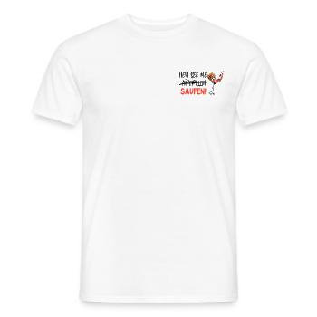 They See Me Aperollin Saufen ! Party Sommer - Männer T-Shirt - Weiß - Vorne - AI Model Male 178 dark (178cm)