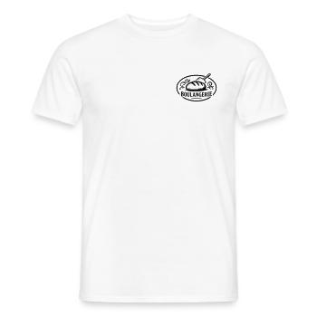 bakery - Men's T-Shirt - white - Front - AI Model Male 178 dark (178cm)