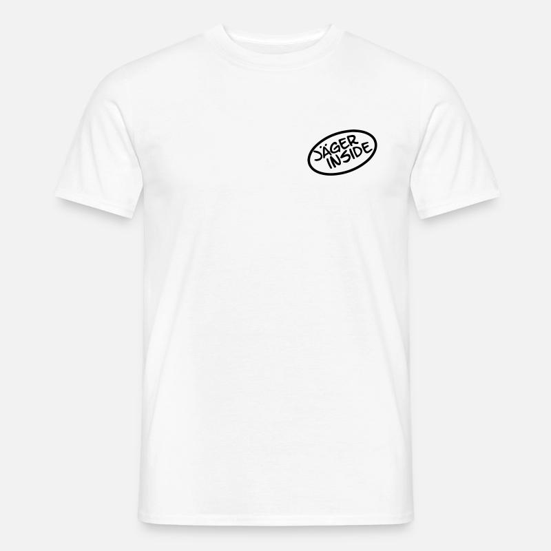 Hunter Inside - Men's T-Shirt - white