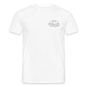 Drei im Weggla - Männer T-Shirt - Weiß - Vorne - AI Model Male 178 dark (178cm)
