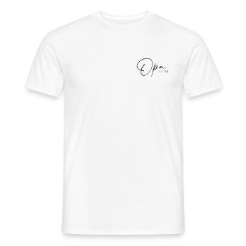 Papy Est 2026 - T-shirt homme - blanc - Devant - AI Model Male 178 dark (178cm)
