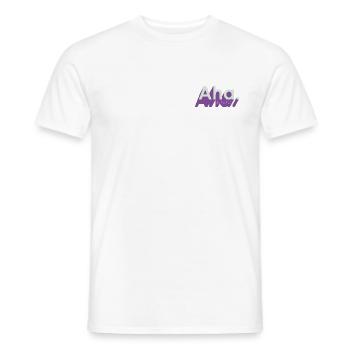 Ah du Fuchs – frecher Wortwitz - Männer T-Shirt - Weiß - Vorne - AI Model Male 178 dark (178cm)