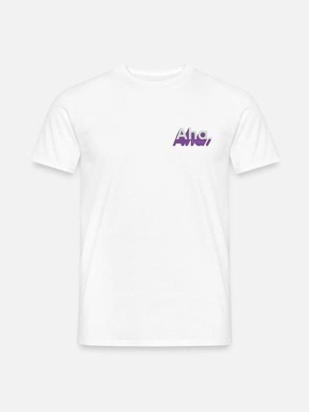 Ah du Fuchs – frecher Wortwitz - Männer T-Shirt - Weiß