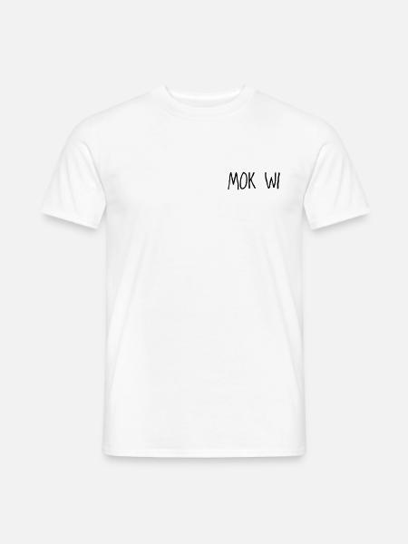 mok wi - Männer T-Shirt - Weiß