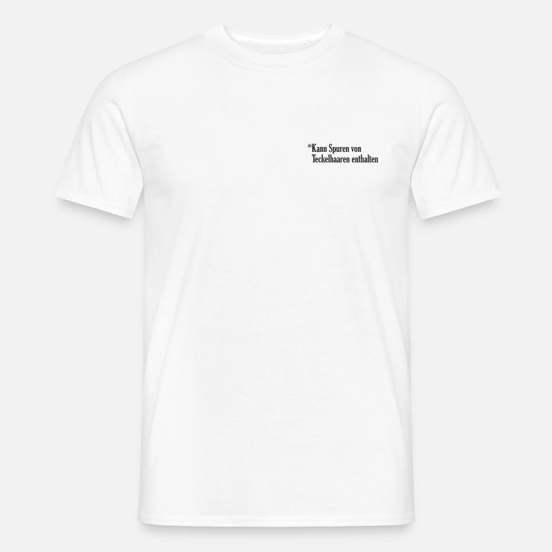 Teckelhaare? das ist Mode! - Männer T-Shirt - Weiß