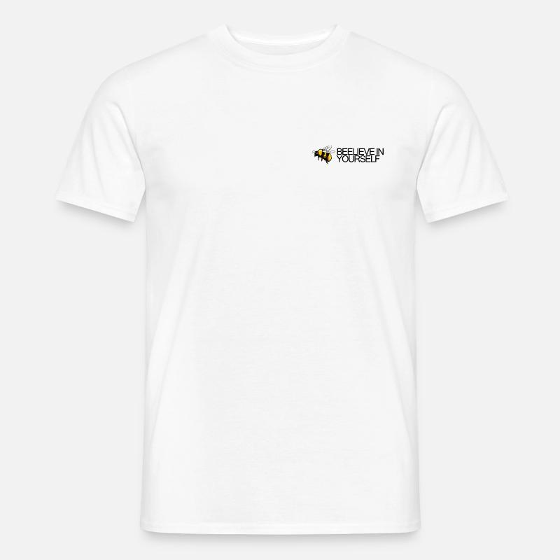 Hummel – Glaub an dich selbst - Männer T-Shirt - Weiß
