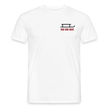 hohoho! - Männer T-Shirt - Weiß - Vorne - AI Model Male 178 dark (178cm)
