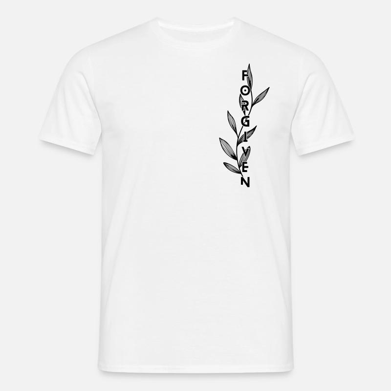 Forgiven - Männer T-Shirt - Weiß