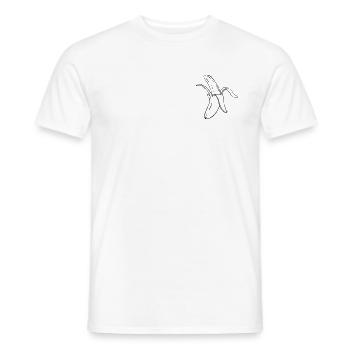 Banane - Männer T-Shirt - Weiß - Vorne - AI Model Male 178 dark (178cm)
