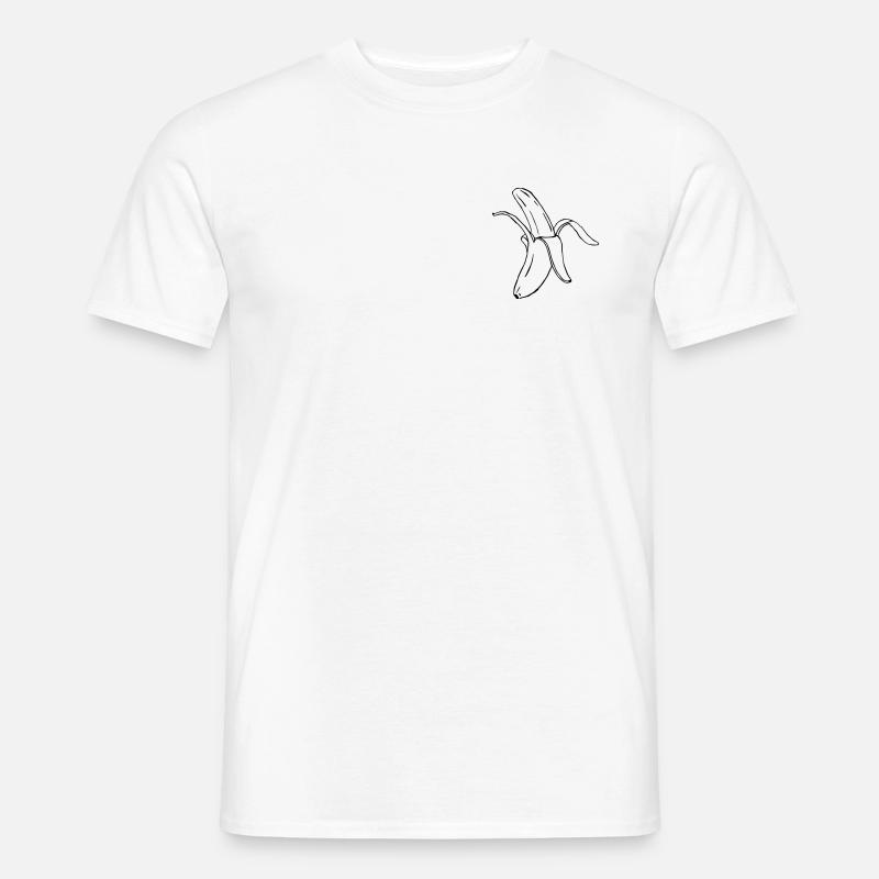 Banane - Männer T-Shirt - Weiß