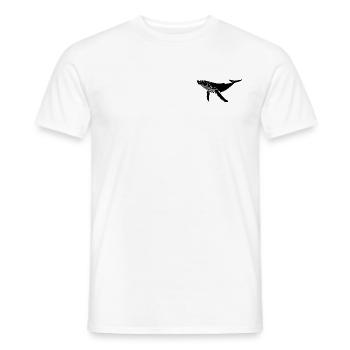 Wal - Buckelwal - Meeressäuger - Geschenk - Männer T-Shirt - Weiß - Vorne - AI Model Male 178 dark (178cm)