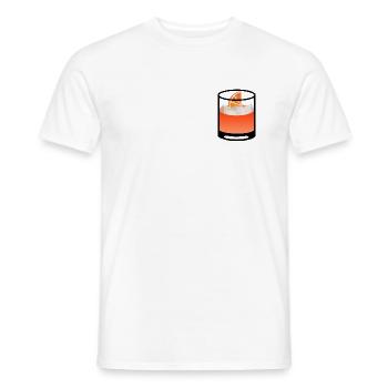Ich liebe Negroni Alkohol Cocktail - Männer T-Shirt - Weiß - Vorne - AI Model Male 178 dark (178cm)