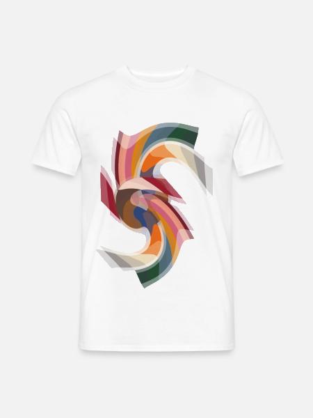 Design abstrakt made by Eve Nord - Männer T-Shirt - Weiß