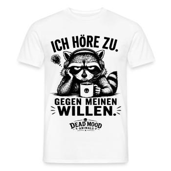 Geschenk für Kollegen Sarkasmus Humor  - Männer T-Shirt - Weiß - Vorne - AI Model Male 178 dark (178cm)