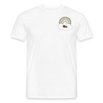 Regenbogen Baby - Männer T-Shirt - Weiß - Vorne - AI Model Male 178 dark (178cm)