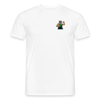HSG Alumni 85 - Men's T-Shirt - white - Front - AI Model Male 178 dark (178cm)