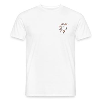 Verspielte Mäuse - Männer T-Shirt - Weiß - Vorne - AI Model Male 178 dark (178cm)