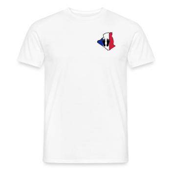 Algérie française pieds noirs - T-shirt homme - blanc - Devant - AI Model Male 178 dark (178cm)
