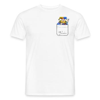 Jolly Joker - Männer T-Shirt - Weiß - Vorne - AI Model Male 178 dark (178cm)