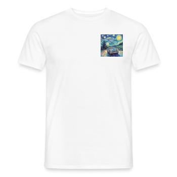 Art of Car - Men's T-Shirt - white - Front - AI Model Male 178 dark (178cm)