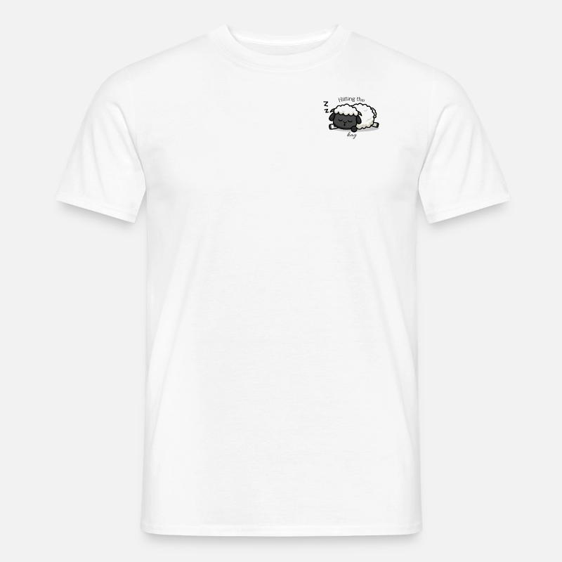 Ab ins Heu - Männer T-Shirt - Weiß