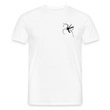 Moustique à longues pattes - T-shirt homme - blanc - Devant - AI Model Male 178 dark (178cm)