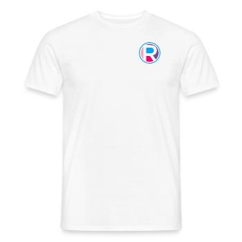 Abbreviation R | Point R | Name R | Bright R | Summer - Men's T-Shirt - white - Front - AI Model Male 178 dark (178cm)