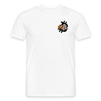 Hodl et le B comme Bitcoin - Grafitti Style - T-shirt homme - blanc - Devant - AI Model Male 178 dark (178cm)