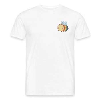 Pride Bienchen - Männer T-Shirt - Weiß - Vorne - AI Model Male 178 dark (178cm)
