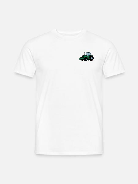 Traktor - Männer T-Shirt - Weiß