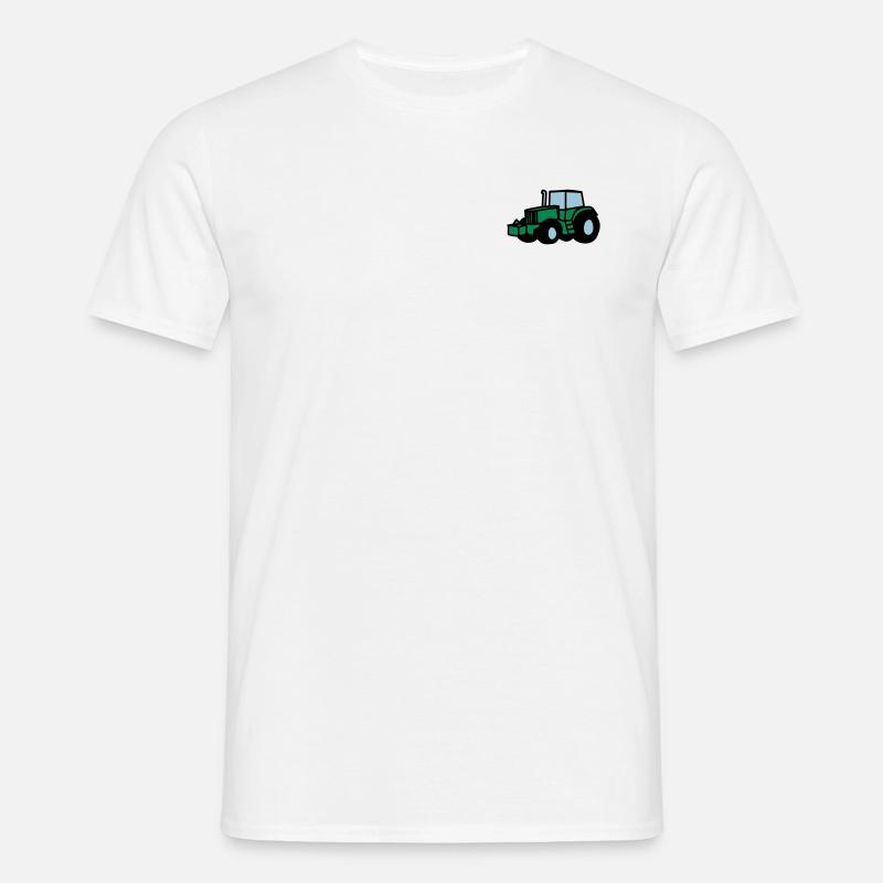 Traktor - Männer T-Shirt - Weiß