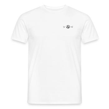Football - T-shirt homme - blanc - Devant - AI Model Male 178 dark (178cm)