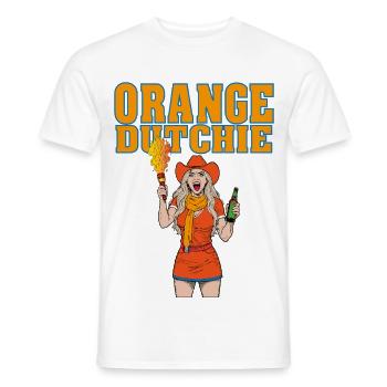 orangedutchie - Männer T-Shirt - Weiß - Vorne - AI Model Male 178 dark (178cm)