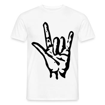 Cool / Rock it - Männer T-Shirt - Weiß - Vorne - AI Model Male 178 dark (178cm)