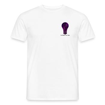 Do what you think - Men's T-Shirt - white - Front - AI Model Male 178 dark (178cm)