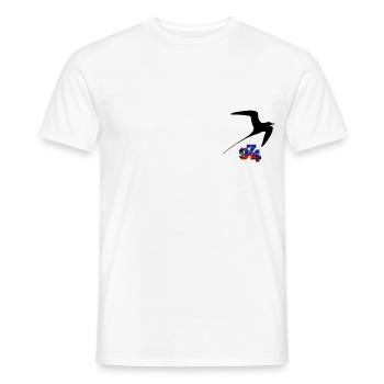 straw tail 974 - Men's T-Shirt - white - Front - AI Model Male 178 dark (178cm)