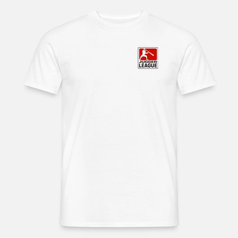 Jugger LigaLogo - Männer T-Shirt - Weiß