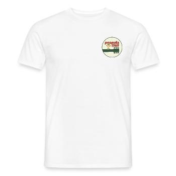 Peanuts Woodstock Gitarre 1969 Musik - Männer T-Shirt - Weiß - Vorne - AI Model Male 178 dark (178cm)