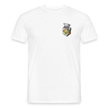 Koala de chéri dans la poche - T-shirt homme - blanc - Devant - AI Model Male 178 dark (178cm)