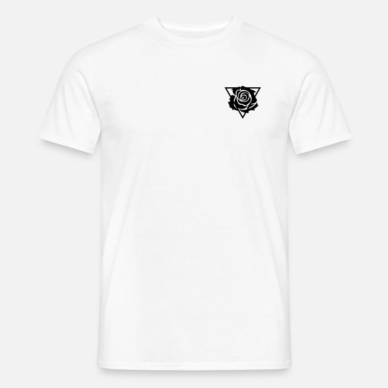 RoseGon - Black - Männer T-Shirt - Weiß