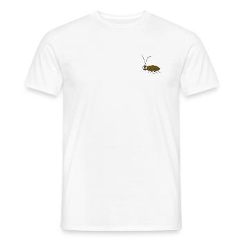 Schabe - Männer T-Shirt - Weiß - Vorne - AI Model Male 178 dark (178cm)