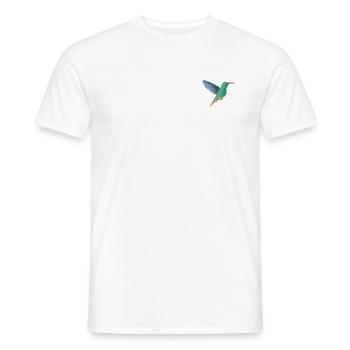 Colibri - Single - T-shirt homme - blanc - Devant - AI Model Male 178 dark (178cm)