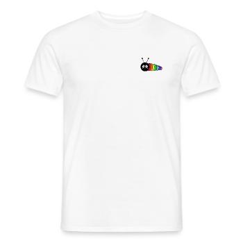 Raupe - Männer T-Shirt - Weiß - Vorne - AI Model Male 178 dark (178cm)