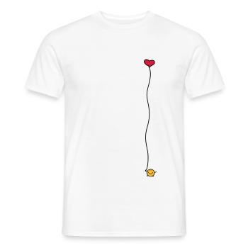 Ich schenk dir mein Herz - Männer T-Shirt - Weiß - Vorne - AI Model Male 178 dark (178cm)