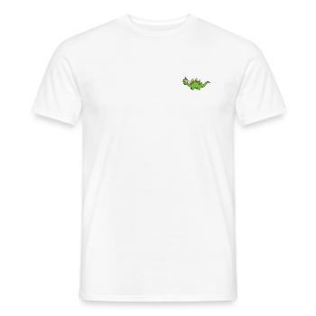 Dino Baby - Männer T-Shirt - Weiß - Vorne - AI Model Male 178 dark (178cm)